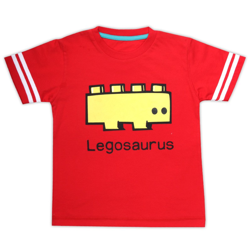 MURAH!!! BUBBLECHATS LEGOSAURUS MERAH RED | Pakaian Anak | Kaos Anak Laki - Laki