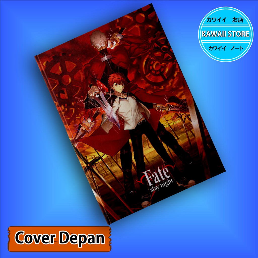 

Notebook / Pocket book Hard Cover Anime Fate Stay NIGHT EMIYA ARCHER uk A5 & A6 / Notes Book