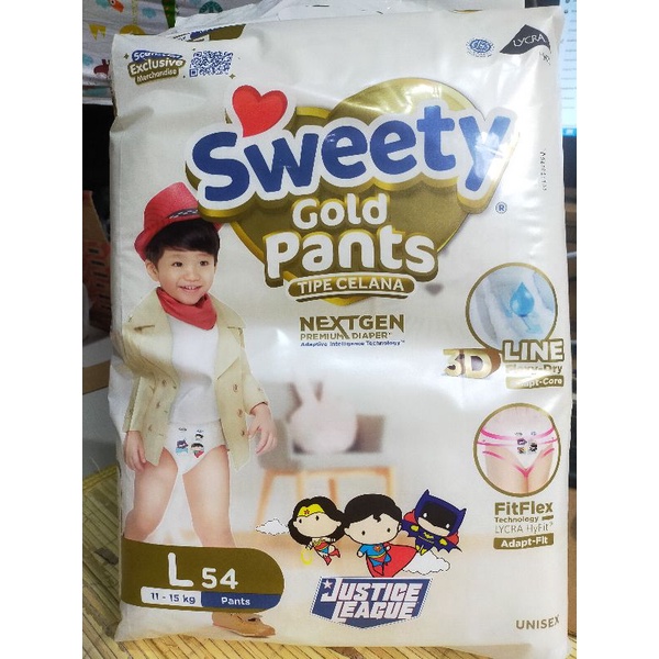 Sweety gold pants S66 M60 L54 XL44 XXL36