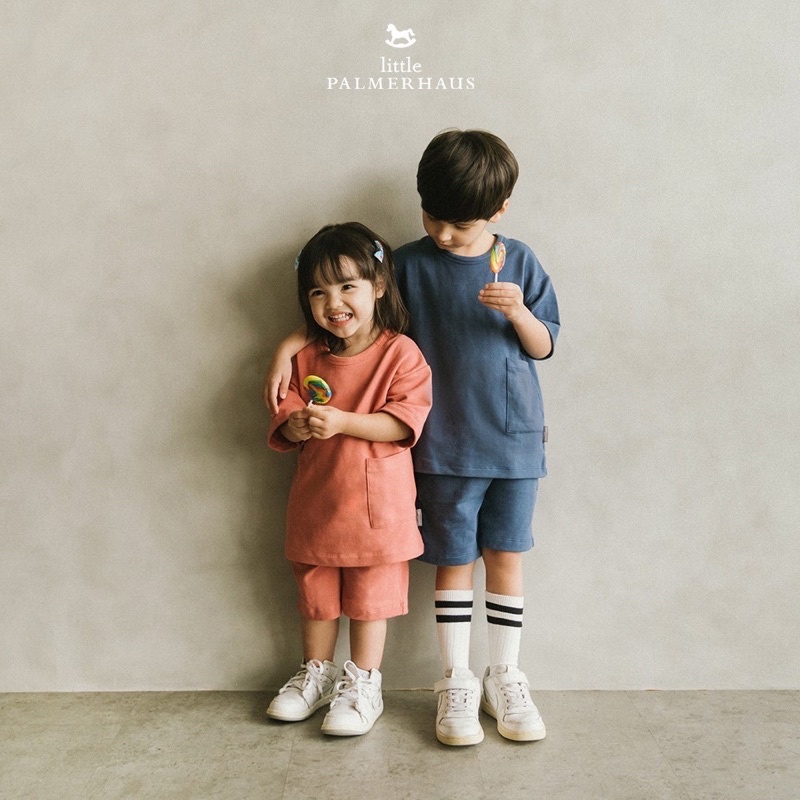 Little Palmerhaus 1y/2y/3y/4y/5y/6y OVERSIZED JERSEY TEE / Kaos Oblong Besar Anak