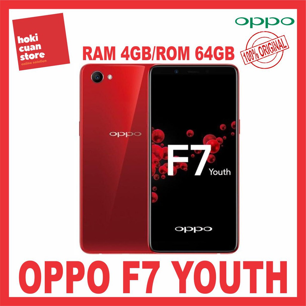 OPPO F7 YOUTH RA   M 4 GB ROM 64 GB GARANSI OPPO INDONESIA