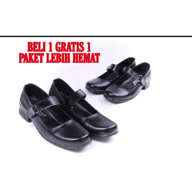 BELI 1 GRATIS 1 SEPATU FANTOVEL WANITA/SEPATU PASKIBRA/SEPATU WANITA MURAH