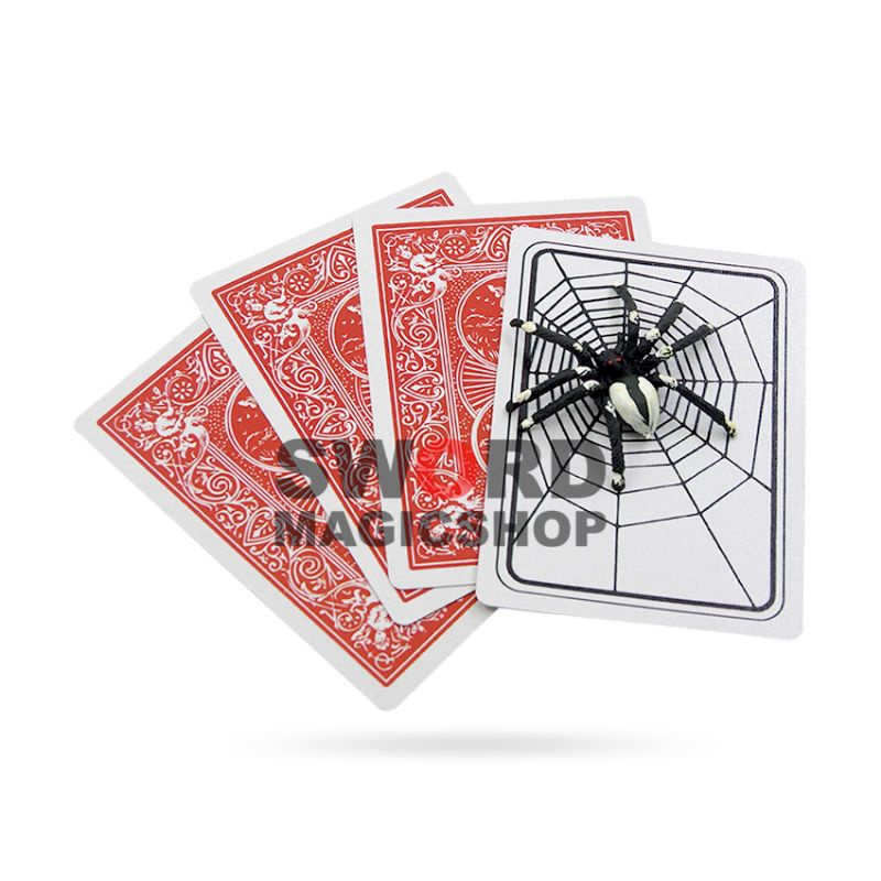 Alat Sulap Spider Card - The Web Magic - Sulap Prank - Sword Magic Shop