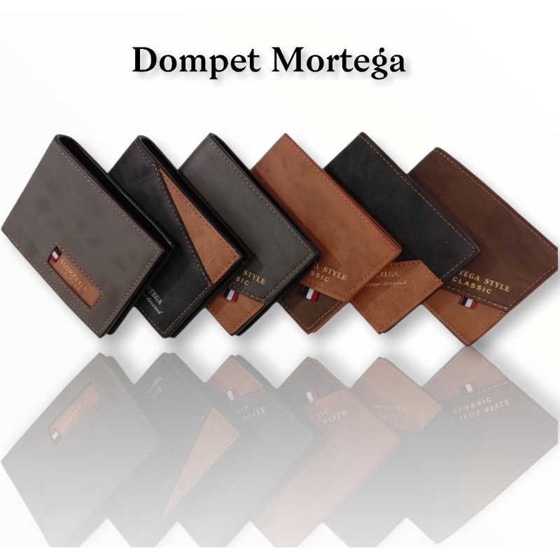 DOMPET MEN'S MORTEGA PU LEATHER WALLET ~ dompet kulit lipat pria