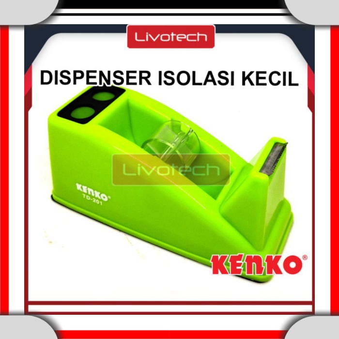 

Tape Dispenser KENKO TD-201 Tempat Isolasi Kecil Pemotong Selotip T0481