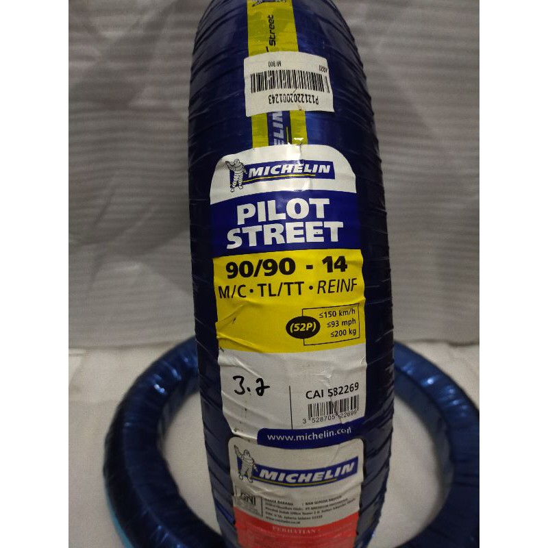 ban Michelin pilot street 90/90 ring 14