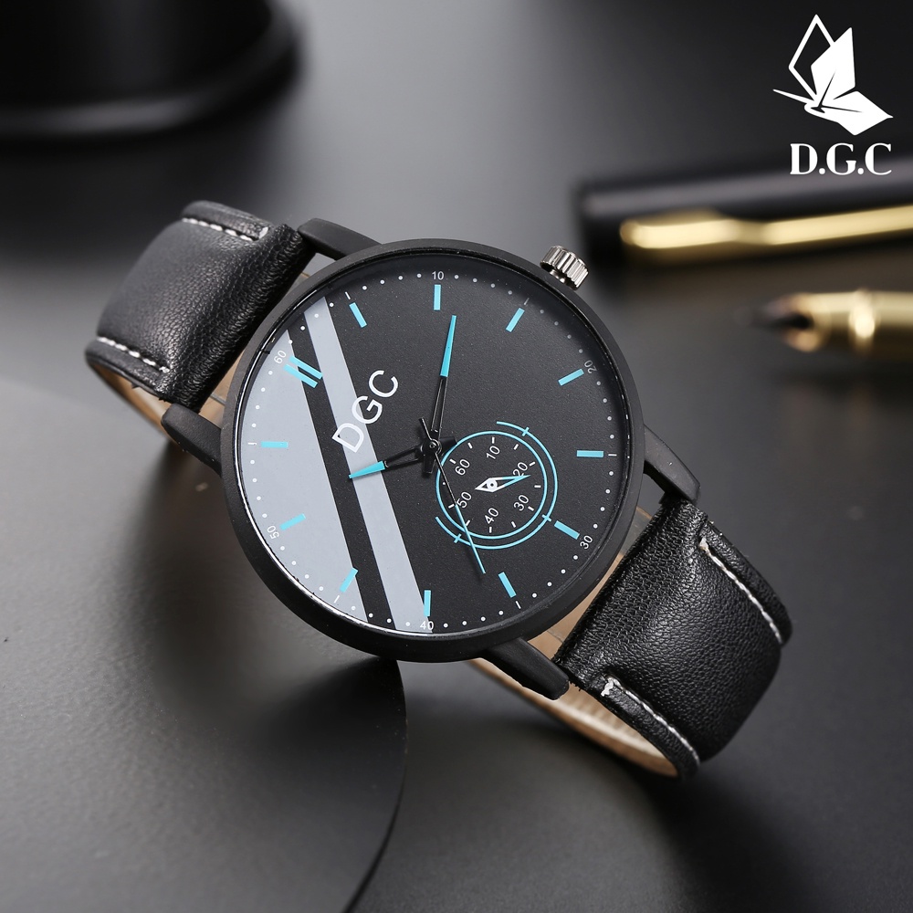 DGC Jam Tangan Pria  Rantai Stainless Steel Jam Tangan Pria Ikat Pinggang Jam Tangan Fashion Analog Grosir Model Terbaru Murah G42