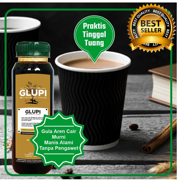 

Gula Kawung-Aren Cair | Untuk Es Kopi Susu Organic Palm Sugar | Glupi