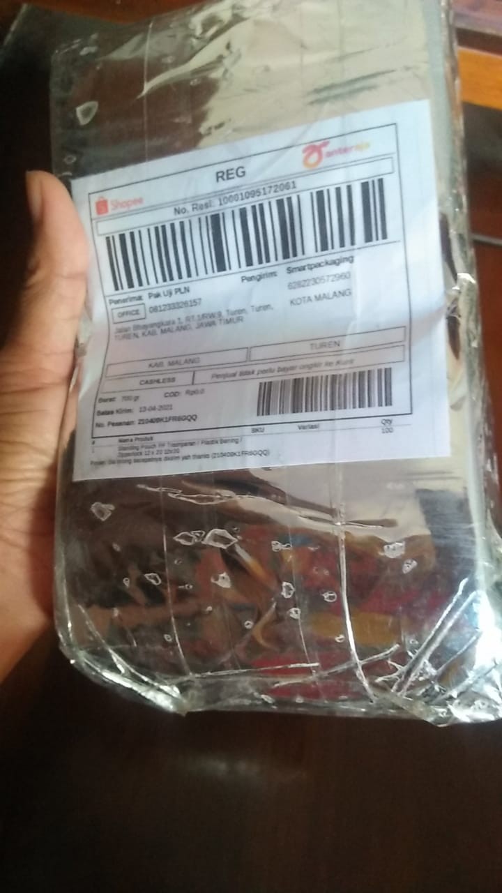 Standing Pouch Pp Trasnparan / Plastik Bening / Zipperlock 12 X 20 12x20