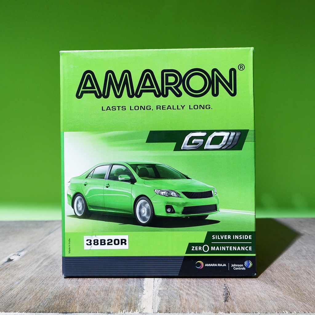 Aki Mobil Toyota Avanza NS40Z / 38B20R Amaron GO Aki Kering 12v / 35Ah