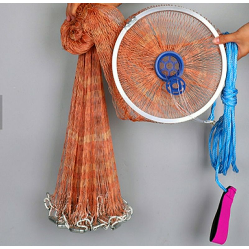 jual jala putar jaring lempar nilon asli pemberat timah