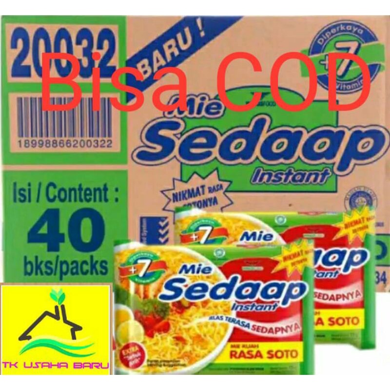 

SEDAP KUAH SOTO KARI 1 DUS 40 PCS
