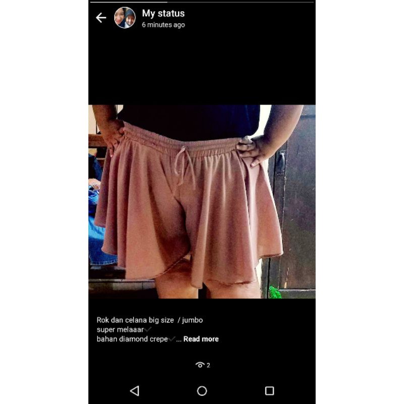 ROK CELANA JUMBO/DIAMON CREPE/CELANA BIG SIZE