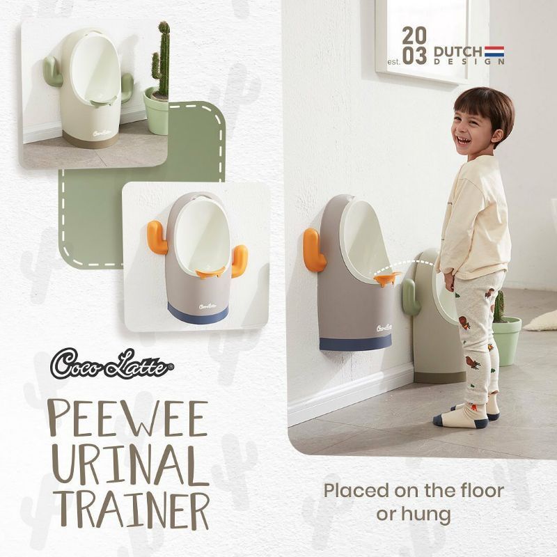 Pispot Toilet Training Cocolatte PeeWee (Training Urinal Urinoir)  Tempat Pipis Anak Laki