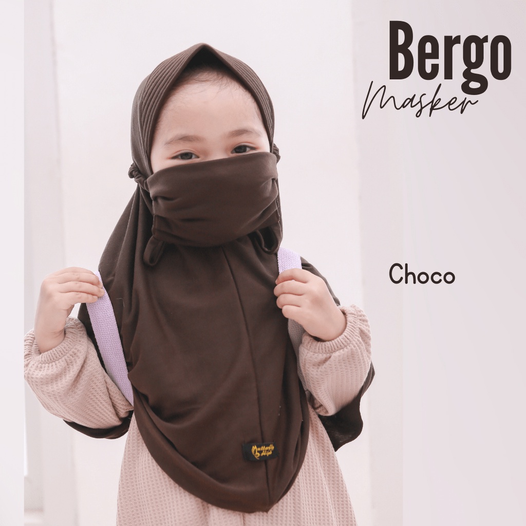 Hijab Anak Terbaru Plus Masker Lucu PE