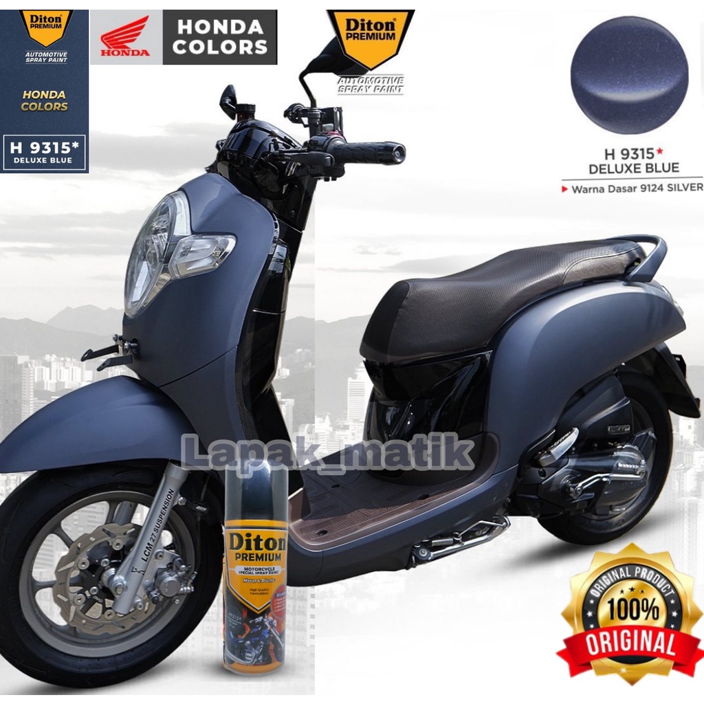 Pilok DITON PREMIUM BIRU HONDA DELUXE BLUE H9315 400ml