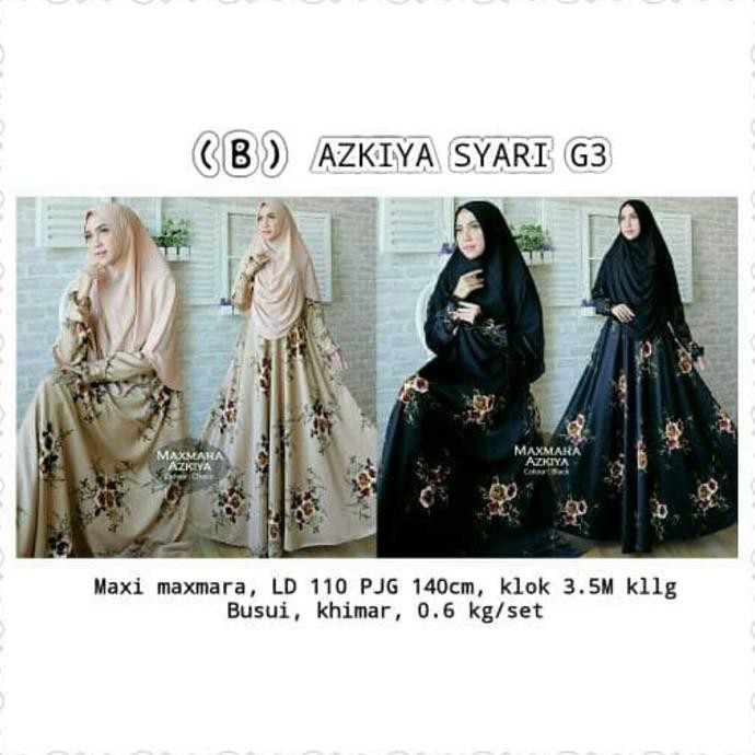 JUAL AZKIYA SYARI FREE ONGKIR