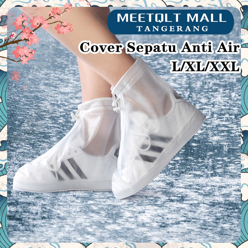 Sarung Pelindung  Sepatu Cover Shoes Rain Transparan Cover Sepatu Tahan Hujan Tahan Air Dan Tahan Lumpur