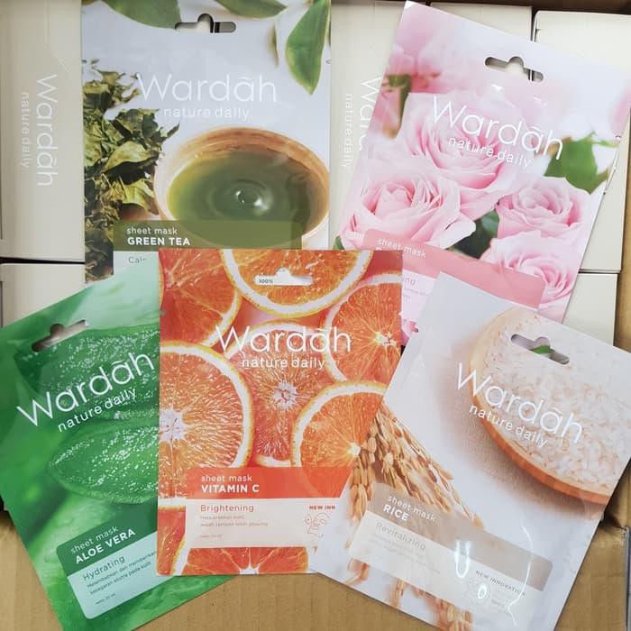 ONSALE  MASKER WAJAH WARDAH  MASKER TOPENG  MASKER TISUE WARDAH  ORDER-KIRIM