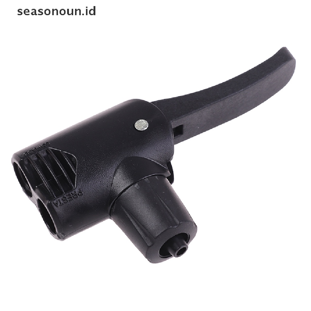 (seasonoun) Adaptor Katup Pompa Ban Sepeda Pengganti Kepala Ganda