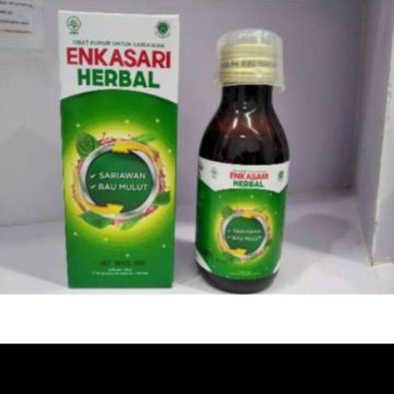 Jual OBAT SARIAWAN DAN MENGATASI BAU MULUT ENKASARI 120ml | Shopee ...