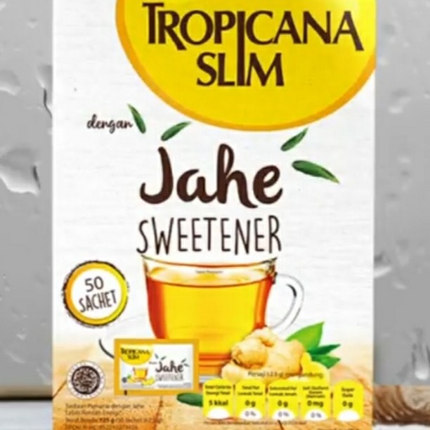 

Tropicana Slim Sweetener Jahe 50'S