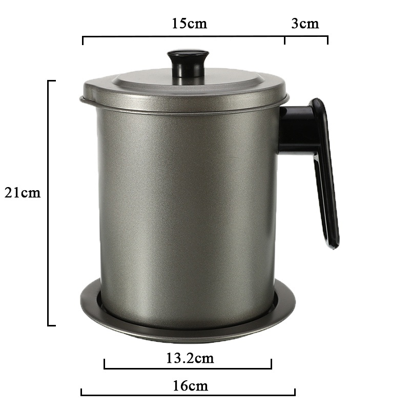 Pot Saringan Minyak Kapasitas Besar Bahan Stainless Steel 304