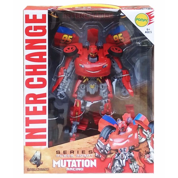 Mainan Anak Robot Interchange Cars McQueen 4095