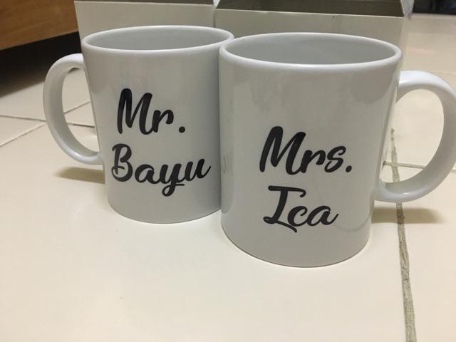 Mug Couple / Kado Pernikahan Couple