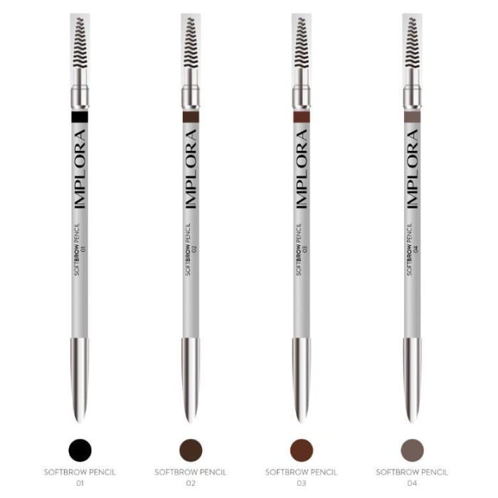 PENSIL ALIS IMPLORA EYEBROW PENSIL DILENGKAPI PERUNCING DAN SIKAT