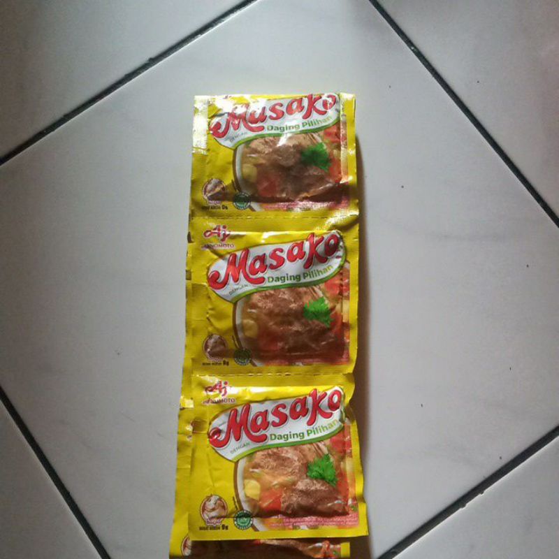 

Masako daging 1renteng isi 10