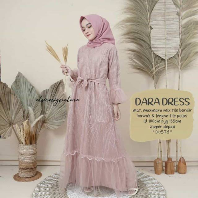 Dara Dress Brukat by Elsire