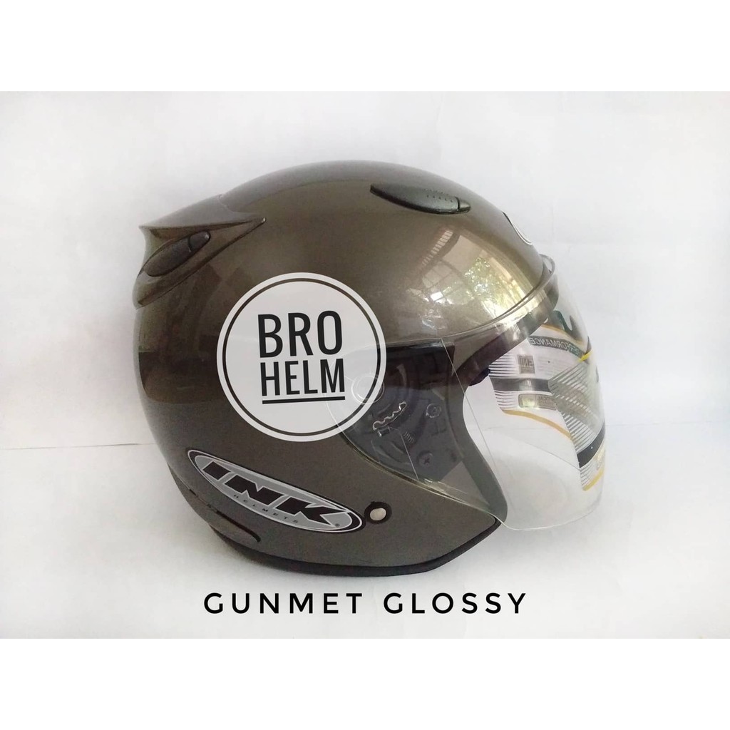 [PAKE KARDUS] Helm Centro INK Gunmet Glossy