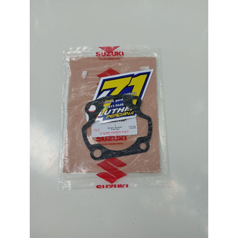PAKING GASKET BLOCK SEHER KAS SATRIA 2TAK HIU LUMBA KOTAK ORIGINAL SGP