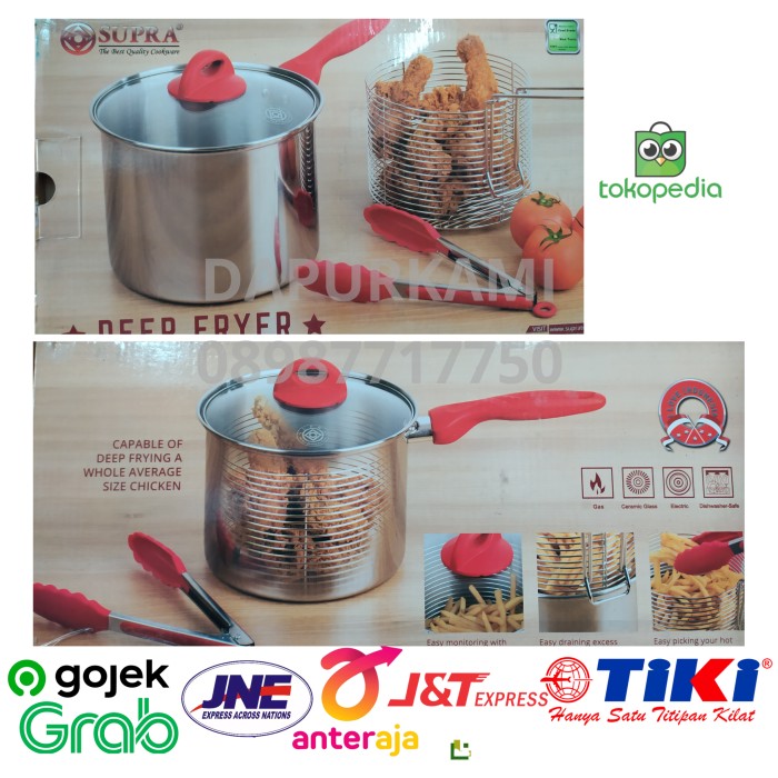 Panci Fryer supra | Panci penggorengan kentang deep fryer supra