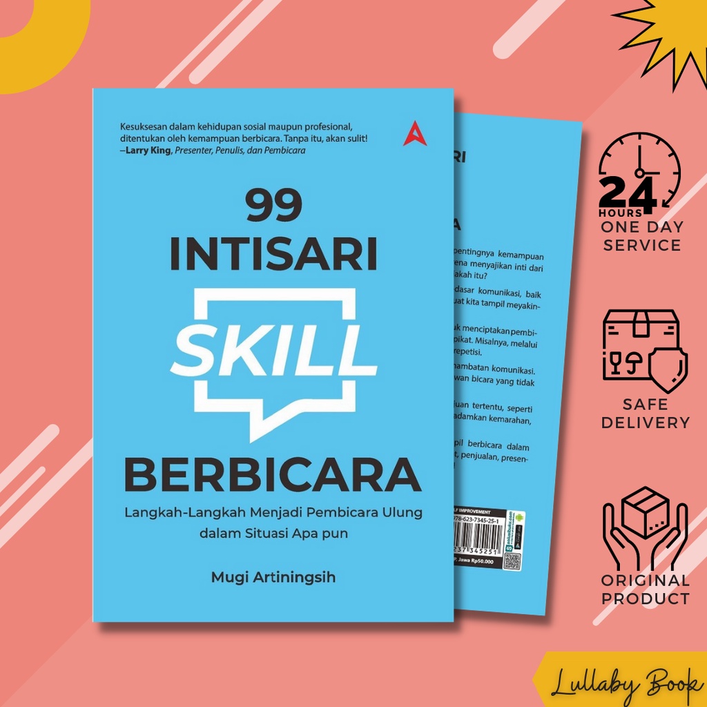 Buku Self Improvement : 99 INTISARI SKILL BERBICARA