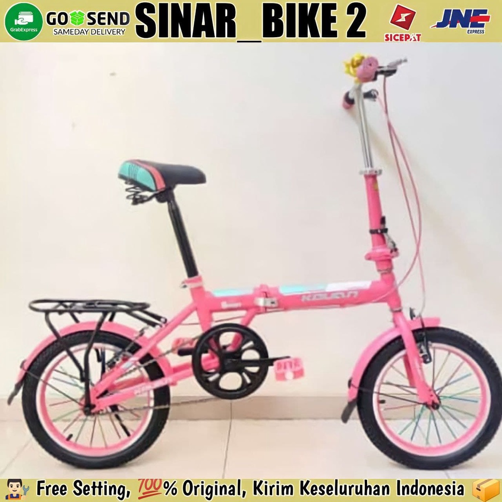 Sepeda Lipat Anak Perempuan  Kouan 16Inch