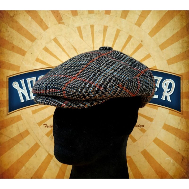 TOPI Flat Cap Wool Premium 049