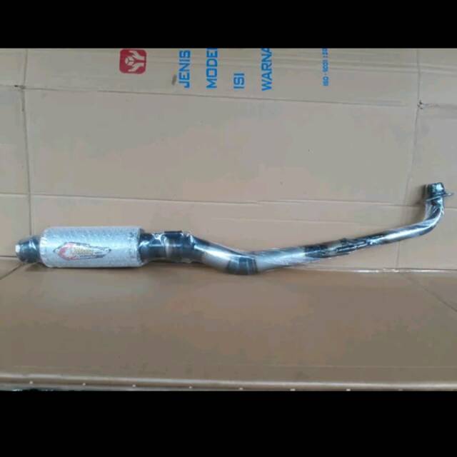 Knalpot racing road race vega jupiter smash shogun dll