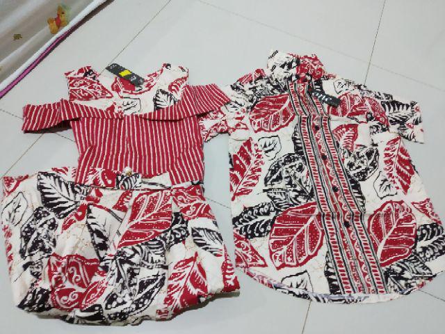 Dress / Kemeja Batik Anak Vd / Batik Anak Modern / Seragam Batik Anak