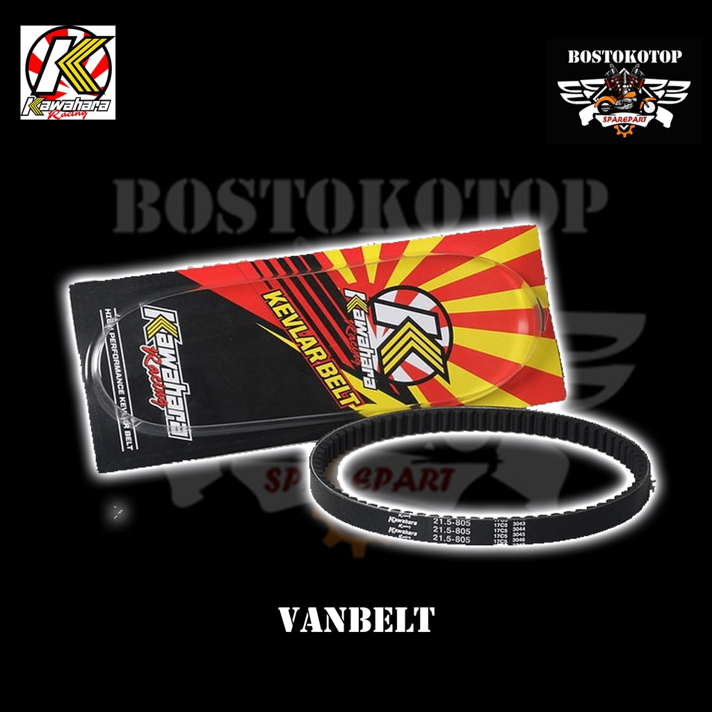 Kawahara Racing Vanbelt Vbelt V-Belt Panbel Kenvlar Belt Beat FI Icon Pgm Esp Mio NMAX Vario 110 125