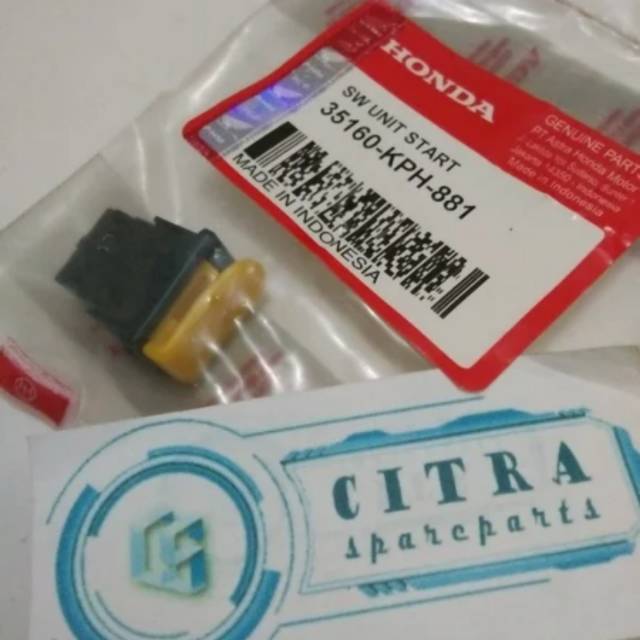 tombol starter supra x 125 kharisma saklar stater Beat Vario karbu old lama