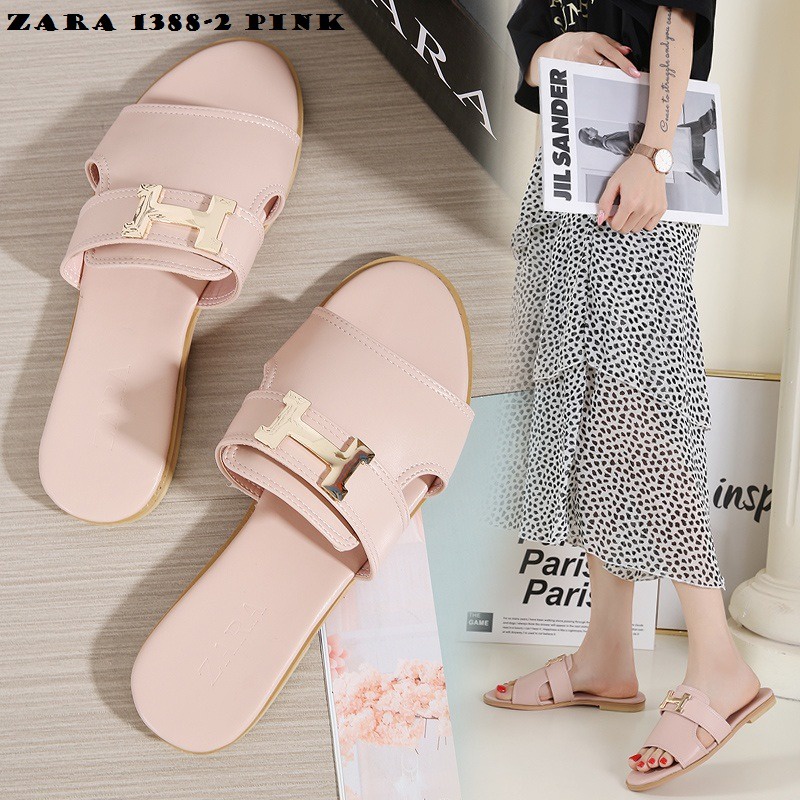 SANDAL FLAT WANITA SHOES 1388-2 (BELI 1 GRATIS 1)