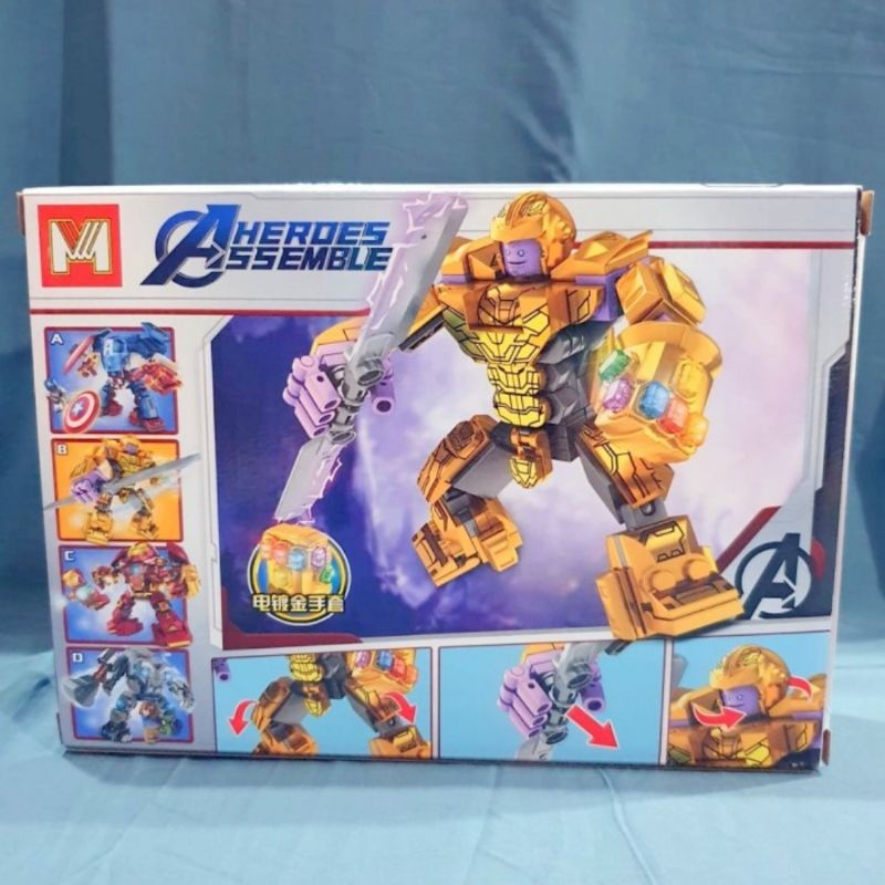 Lego Block Robot Mecha Thanos Avengers