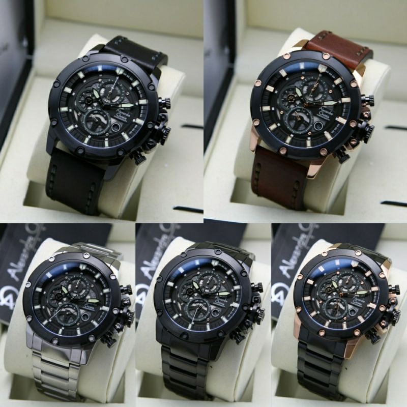 ORIGINAL Jam Tangan Pria Alexandre Christie AC 6564 / ac6564 / 6564 Garansi Resmi 1 Tahun