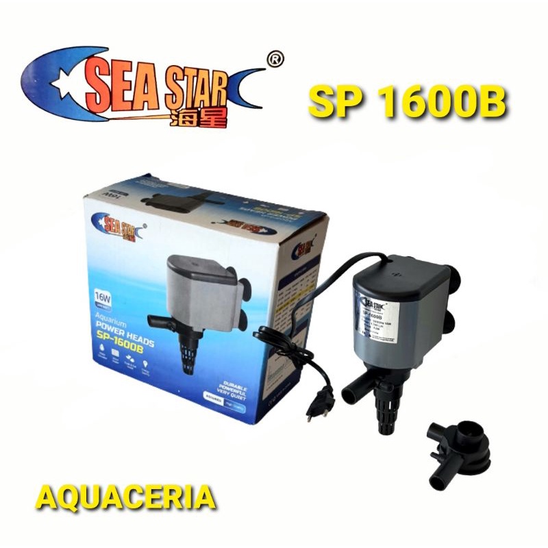 AQUARIUM SEA STAR SP-1600B POMPA CELUP AIR AQUARIUM POWER HEAD SP 1600 B