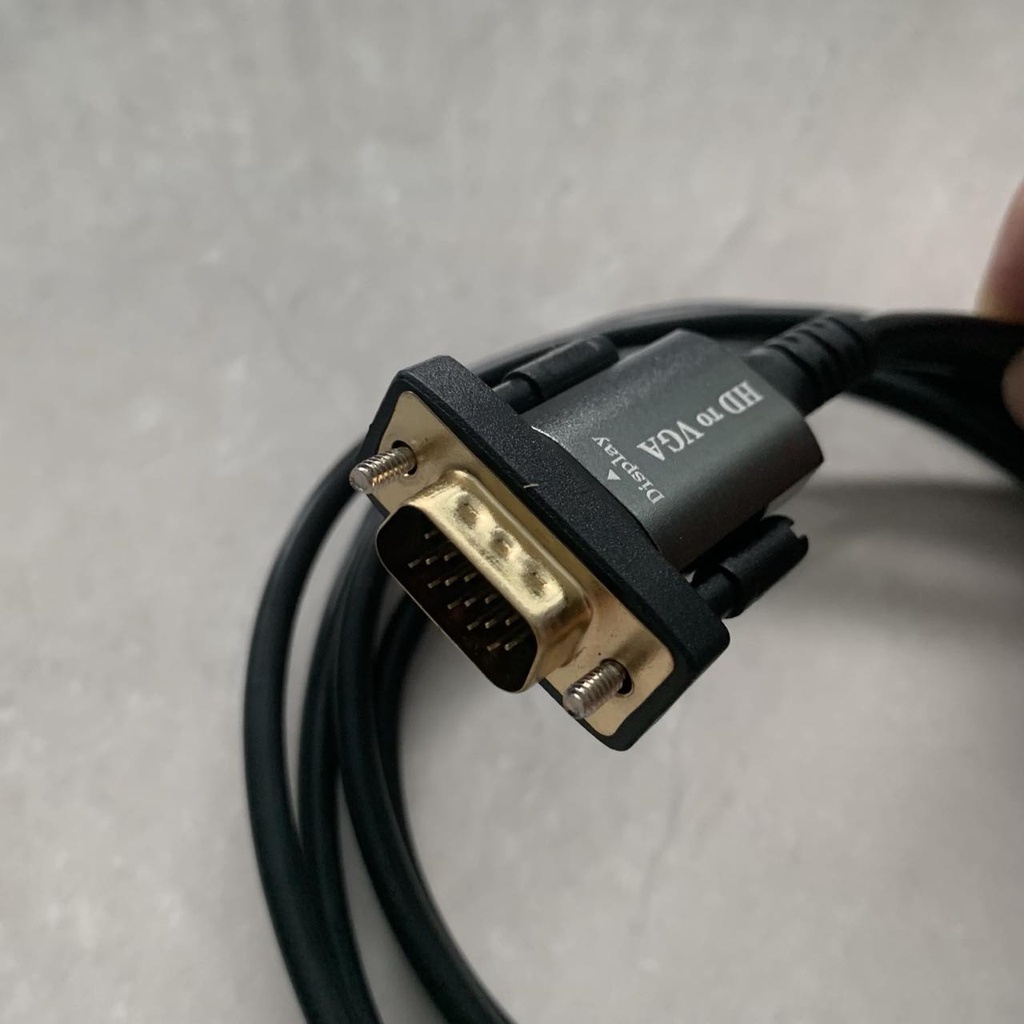 KABEL HDTV TO VGA-1.8Meter converter# CABLE HDMI TO VGA-1.8M