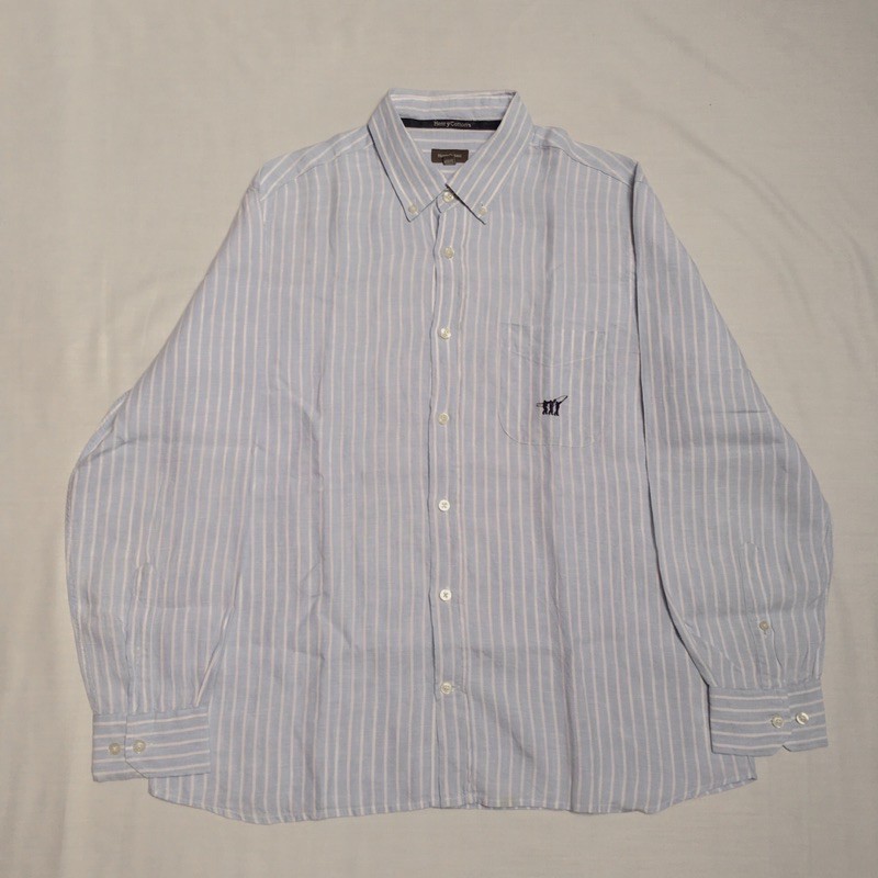 Promo Kemeja Henry Cottons Strape Blue White Size Xl