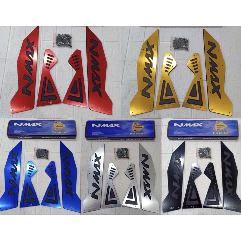 AKAI Racing Bordes Nmax Old Karpet Pijakan Kaki Nmax 2015-2019 CNC