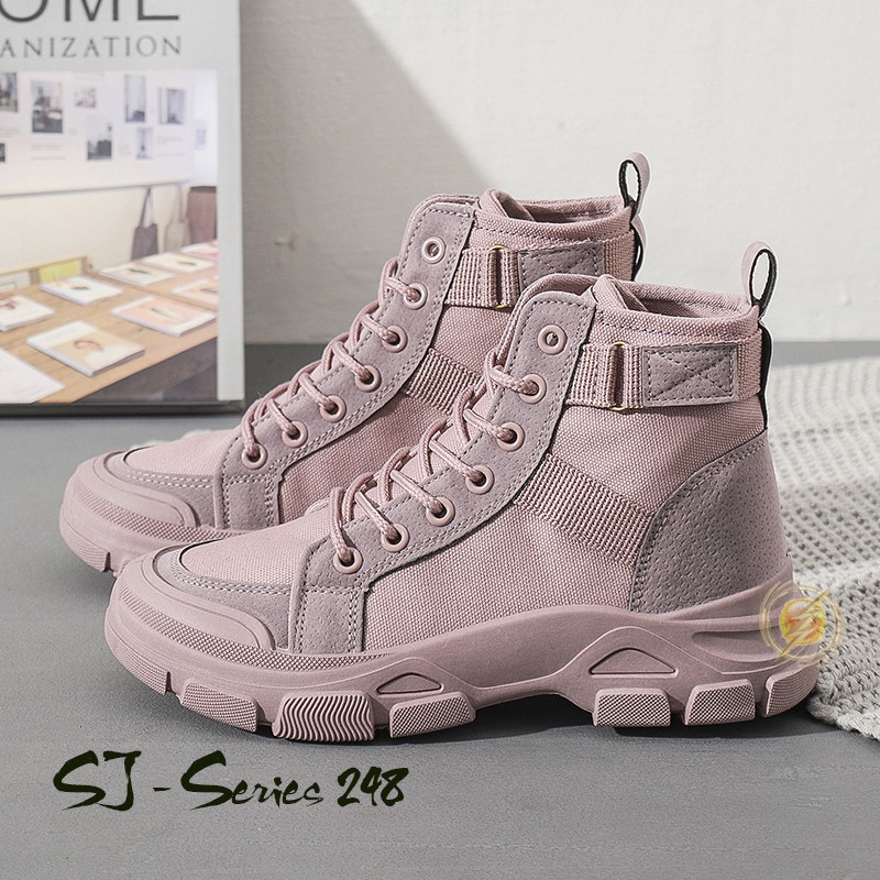 [OOS] Sepatu Sneakers Boots Wanita ROSE Kualitas Import Premium - 248